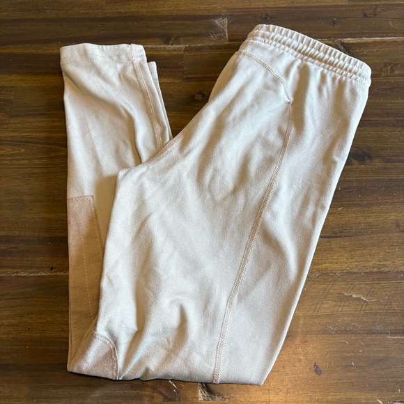 Kerrits Other - Kerrits Tan Beige Khaki Ridding Pants Leggings XL Youth Drawstring Boy Girl